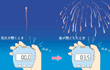 花火、音の速さ