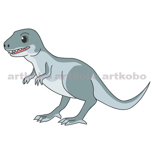 Web教材イラスト図版工房 R S6 恐竜と骨格 05